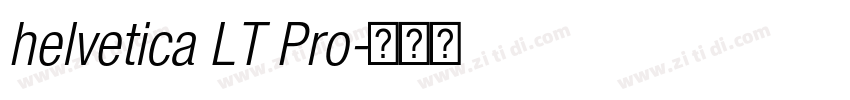 helvetica LT Pro字体转换